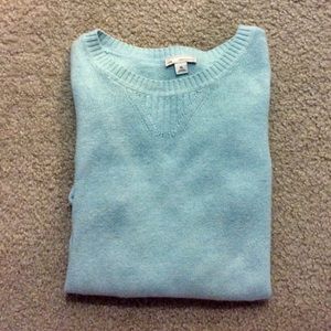 Robin’s egg blue GAP sweater